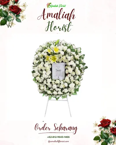Krans Bunga Duka Cita di Jatibogor